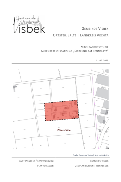 Machbarkeitsstudie Aussenbereichssatzung geoPlan Bunten