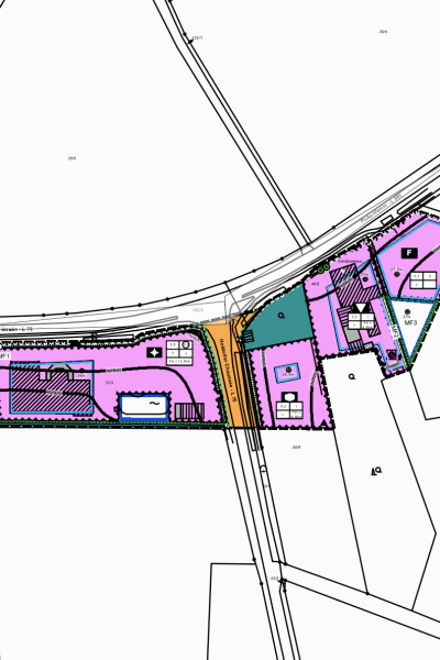 Bebauungsplan Nr. 56 „Holdorfer Chaussee-Nord“, Gemeinde Badbergen – Referenz geoPlan Bunten